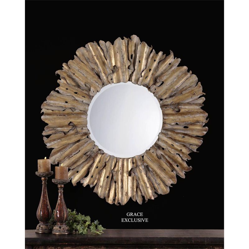 Hemani Medium Decorative Mirror by Uttermost